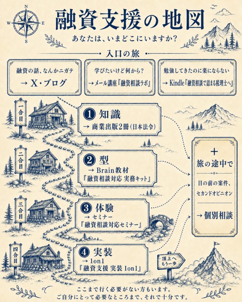 融資支援の地図